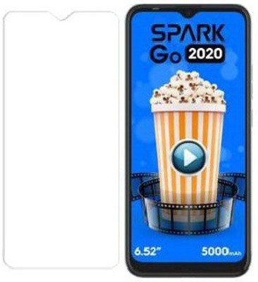 LIKEDESIGN Tempered Glass Guard for Tecno Spark Go 2020(Pack of 1)