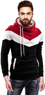 Leotude Full Sleeve Color Block Men Sweatshirt