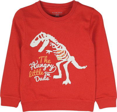 Plum Tree Full Sleeve Printed Boys Sweatshirt