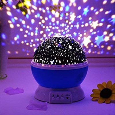 UZAN Romantic Sky Star Master Night Light Projector Night Lamp Night Lamp Night Lamp(14.5 cm, Multicolor)