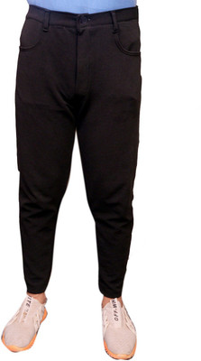 imtraders Solid Men Black Track Pants