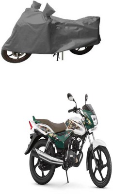 RONISH Two Wheeler Cover for TVS(Star Euro, Grey)