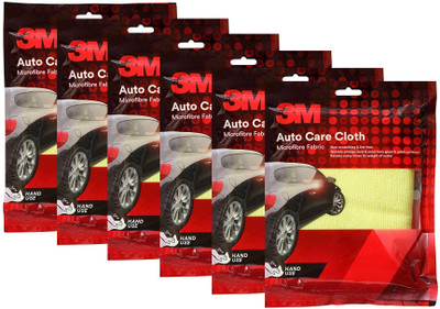 3M Microfiber Vehicle Washing  Cloth(Pack Of 6)