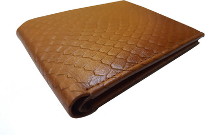 LUXOBENSE Men Brown Artificial Leather Wallet(6 Card Slots)