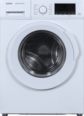 Galanz 8 kg Quick Wash, Inverter Fully Automatic Front Load with In-built Heater White