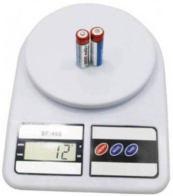 Planetoid sf 400 Electronic Digital 10 Kg Weight Scale Lcd Kitchen Weight Scale Machine Weighing Scale(White)