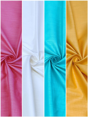 SUBHDIN Pure Cotton Solid Shirt Fabric