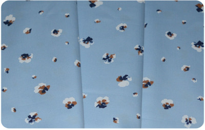 V WALKERS Pure Cotton Floral Print Shirt Fabric