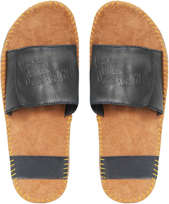 STYLE HEIGHT Men Mens Sliders Slides(Black , 10)
