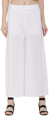 Dutta Fashion Regular Fit Women White Trousers