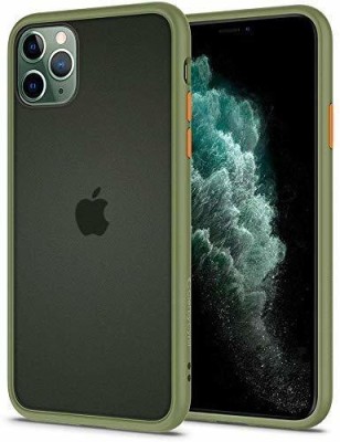 MOBILOVE Back Cover for Apple iPhone 11 Pro | Translucent Slim Full Body Protective Matte Case(Green, Shock Proof, Pack of: 1)