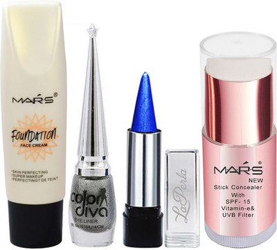 adbeni Super Value Makeup Combo Kit, Pack of 4, (GC874)(4 Items in the set)