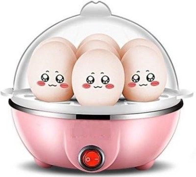 DN BROTHERS Egg Boiler 7 Egg Single layer 12 Egg Cooker, Egg Boiler, Egg Poacher Electric, Egg Steamer (Multicolor) 12 Egg Cooker(Multicolor, 7 Eggs)