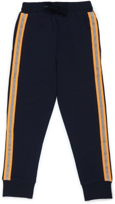 Urbano Juniors Track Pant For Boys(Dark Blue, Pack of 1)