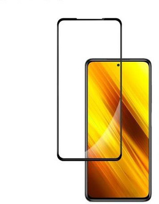 welldesign Edge To Edge Tempered Glass for Poco X3(Pack of 1)