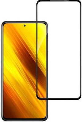 welldesign Edge To Edge Tempered Glass for Poco X3(Pack of 1)
