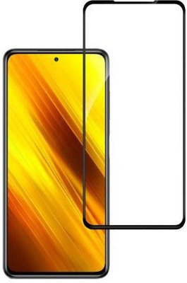 ECMERED Edge To Edge Tempered Glass for POCO X3(Pack of 1)