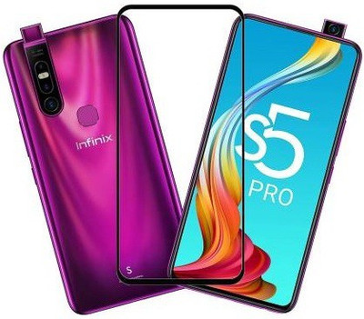 HOBBYTRONICS Edge To Edge Tempered Glass for INFINIX S5 PRO(Pack of 1)