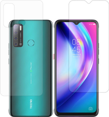 DESIBUZZ Front and Back Screen Guard for Tecno Spark Power 2 Air(Pack of 2)