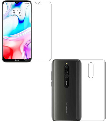 ISHANGEL Front and Back Screen Guard for REDMI MI 8, Gorilla Hammer Proof, flexible fiber unbreakable Screen Protector, [Not a Tempered Glass](Pack of 2)