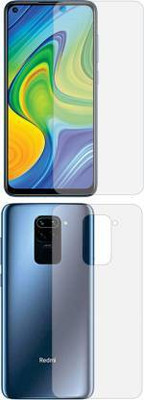 SOLIVAGANT Front and Back Tempered Glass for Mi Note 9(Pack of 2)