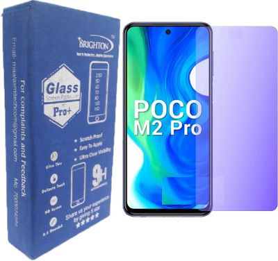 BRIGHTRON Tempered Glass Guard for Poco M2 Pro, Mi Redmi Note 9 Pro, Mi Redmi Note 9 Pro Max, Samsung Galaxy A71, Samsung Galaxy Note 10 Lite(Pack of 1)