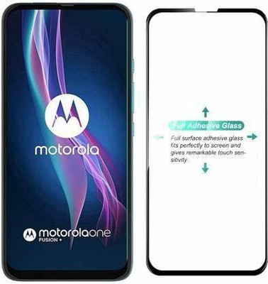 Ravbelli Edge To Edge Tempered Glass for MOTOROLA ONE FUSION PLUS(Pack of 1)
