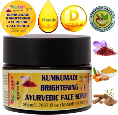 ECOSOFT AYURVEDA Kumkumadi Kashmiri Saffron Anti-Ageing, Brightening Ayurvedic Face  Scrub(50 g)