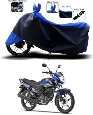 ANTHUB Waterproof Two Wheeler Cover for Yamaha(Saluto, Blue)