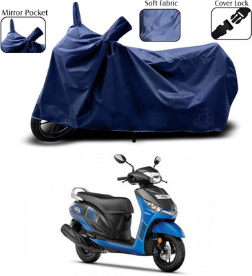 ANTHUB Waterproof Two Wheeler Cover for Yamaha(Alpha, Blue)