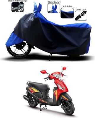ANTHUB Waterproof Two Wheeler Cover for Hero(Pleasure, Blue)