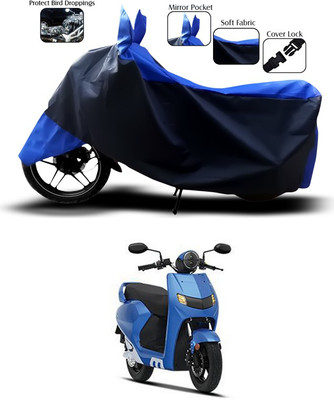 SEBONGO Two Wheeler Cover for 22Motors(Blue)