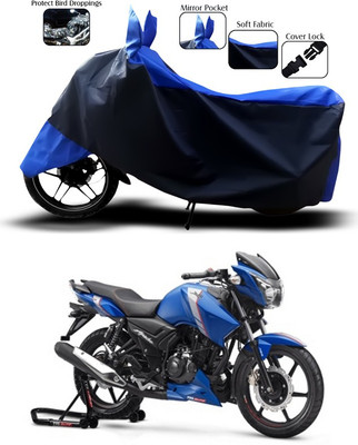 SEBONGO Two Wheeler Cover for TVS(Blue)