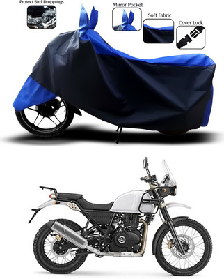 ANTHUB Two Wheeler Cover for Royal Enfield(Himalayan, Blue)