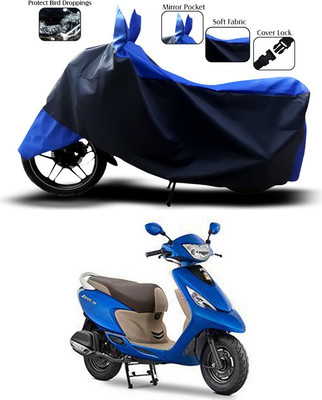 ANTHUB Two Wheeler Cover for TVS(Scooty Zest 110, Blue)