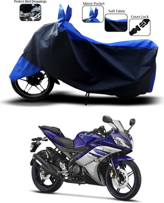 ANTHUB Two Wheeler Cover for Yamaha(YZF R15 Ver 2.0, Blue)