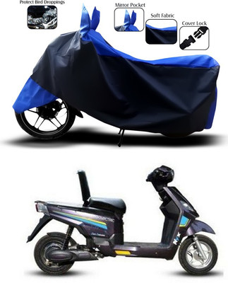 ANTHUB Waterproof Two Wheeler Cover for Hero(Electric NYX, Blue)