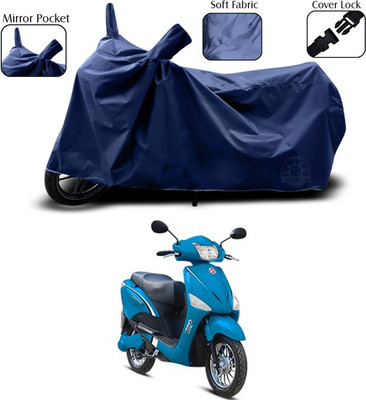 SEBONGO Two Wheeler Cover for Hero(Electric Optima, Blue)