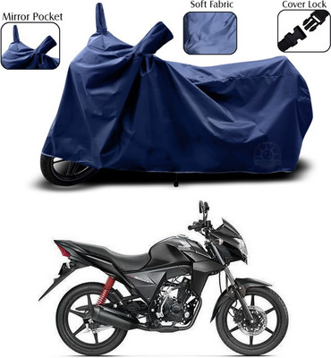 ANTHUB Two Wheeler Cover for Honda(CB Twister, Blue)