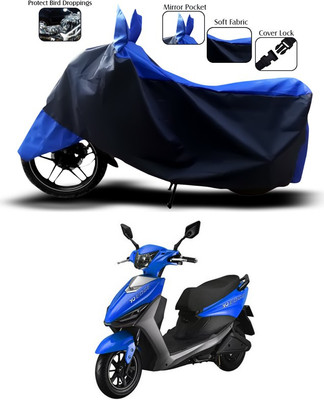 ANTHUB Two Wheeler Cover for Indus(Yo, Blue)