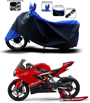 ANTHUB Two Wheeler Cover for TVS(Apache RR 310, Blue)