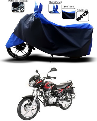 Rhtdmm Waterproof Two Wheeler Cover for Bajaj(Discover 125 DTS-i, Blue)