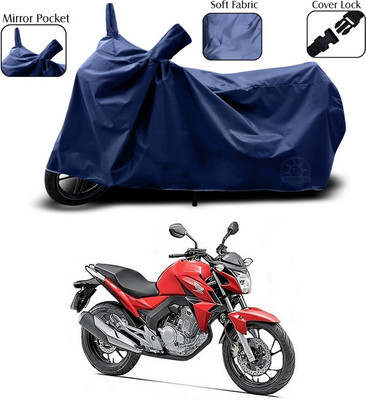 ANTHUB Two Wheeler Cover for Honda(CB Twister, Blue)