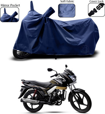 SEBONGO Two Wheeler Cover for Mahindra(Centuro, Blue)