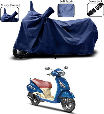 ANTHUB Waterproof Two Wheeler Cover for TVS(Jupiter, Blue)