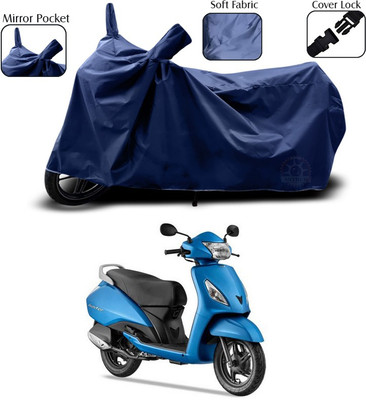 SEBONGO Two Wheeler Cover for TVS(Blue)