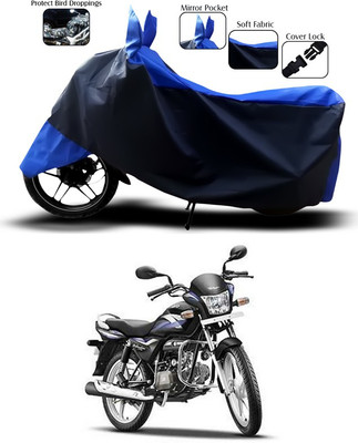 ANTHUB Waterproof Two Wheeler Cover for Hero(Splendor Pro, Blue)