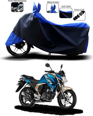 SEBONGO Two Wheeler Cover for Yamaha(FZ, Blue)