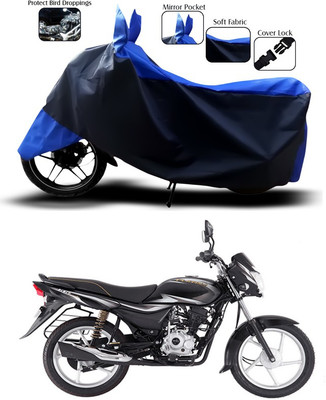 ANTHUB Waterproof Two Wheeler Cover for Bajaj(Platina 100 DTS-i, Blue)