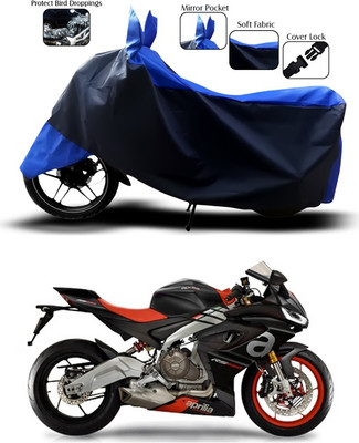ANTHUB Two Wheeler Cover for Aprilia(Blue)